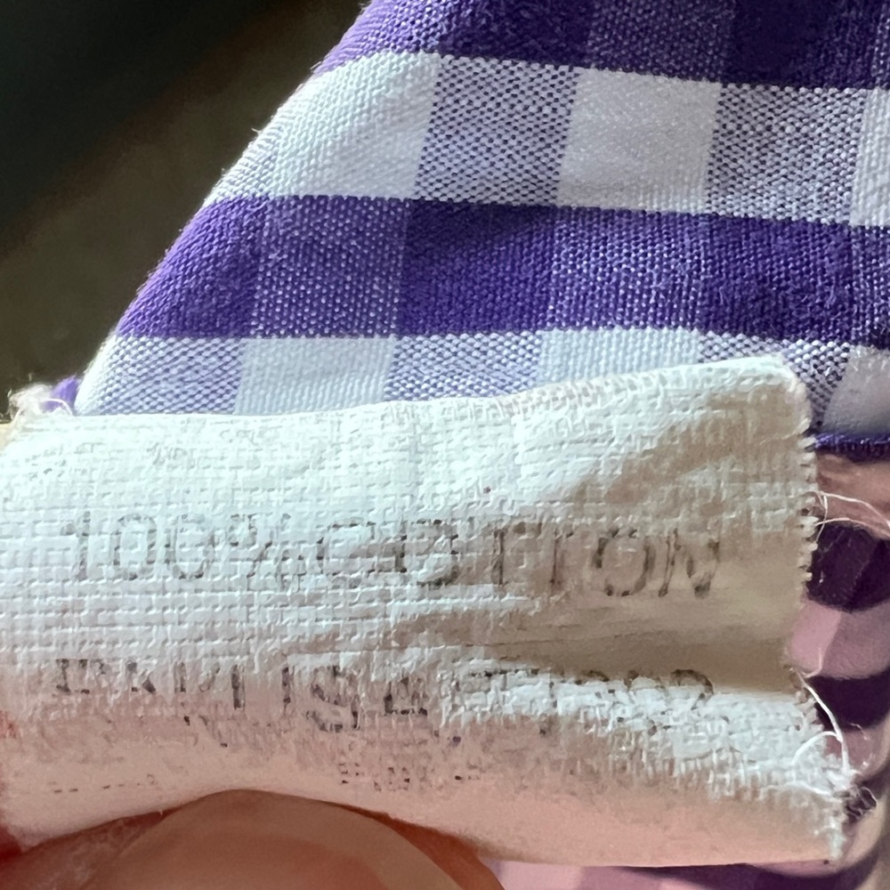 Zara Kids Boys Purple Gingham Button Down Shirt Size 2-3 Years 98cm Preppy - Picture 5 of 5